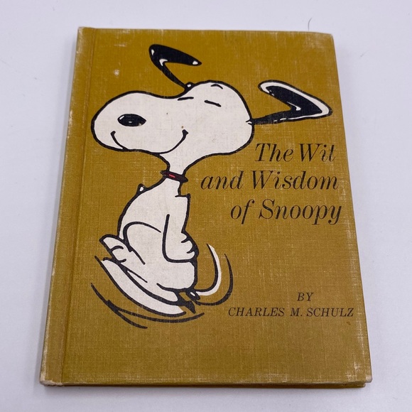 1967 snoopy vintage book the witt and wisdom